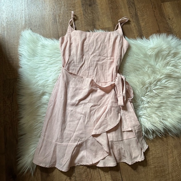 PRINCESS POLLY Cottage Hill Mini Dress Blush - Picture 4 of 5